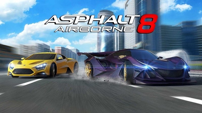 Tải game hack Asphalt 8 MOD APK (Vô hạn tiền, mua sắm miễn phí) 7.4.1a