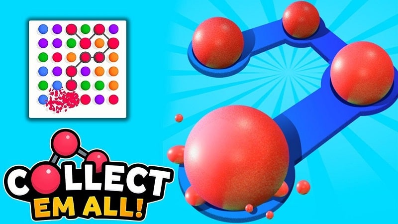 Tải game hack Collect Em All! Clear the Dots MOD APK (Miễn phí nhận thưởng) 2.19.2