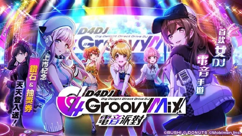 Tải game hack D4DJ Groovy Mix MOD APK (Menu, Auto Dance/Perfect) 5.1.10