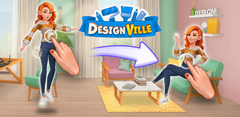 Tải game hack DesignVille: Merge & Design MOD APK (Vô hạn tiền) 1.102.0