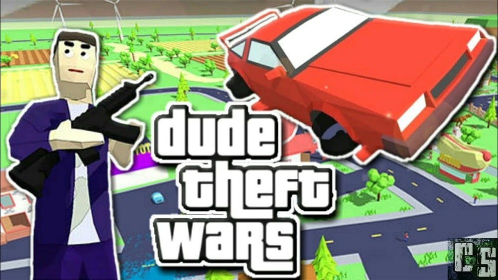 Tải game hack Dude Theft Wars MOD APK (Menu, Vô hạn tiền/Bất tử) 0.9.0.9a