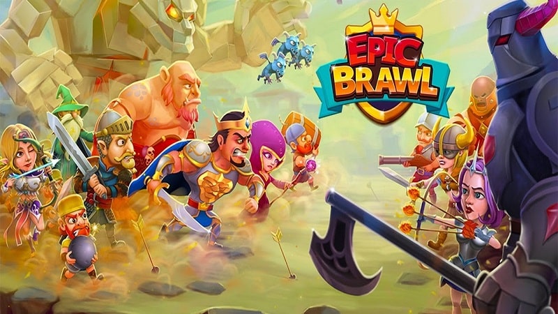 Tải game hack Epic Brawl MOD APK (Vô hạn tiền, Bất tử) 3.4