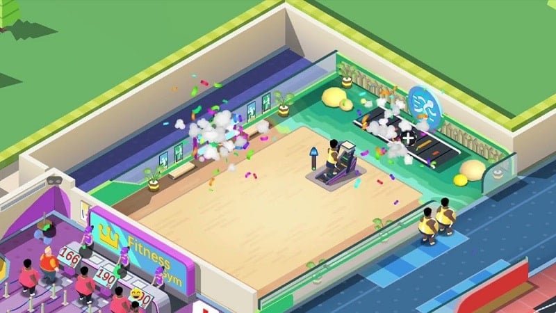 Tải game hack Fitness Club Tycoon MOD APK (Vô hạn tiền/Miễn phí nâng cấp) 1.1000.164