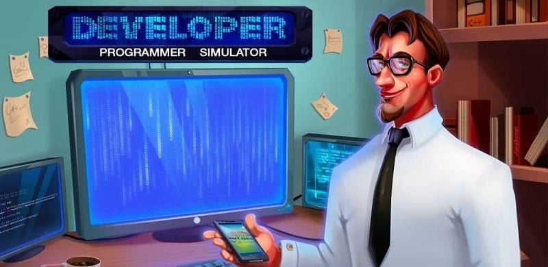 Tải game hack Hacker or Dev Tycoon? Tap Sim MOD APK (Vô hạn tiền, mở khóa) 2.4.12