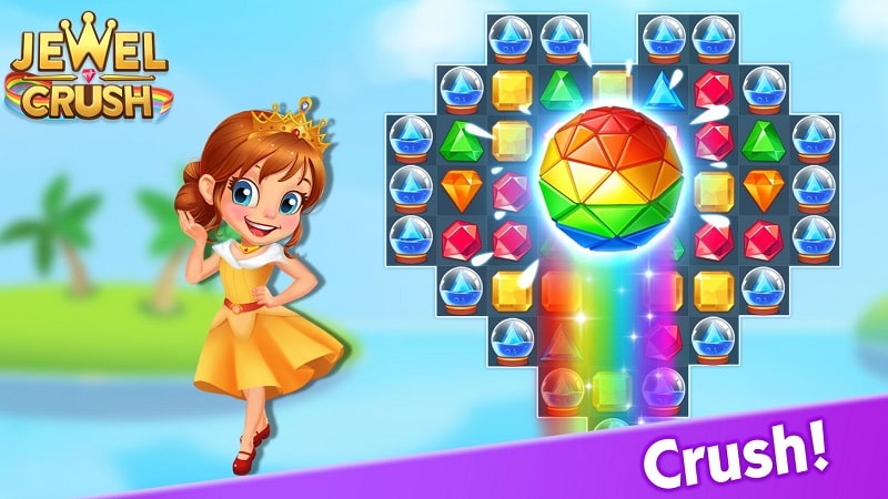 Tải game hack Jewel Crush – Match 3 Legend MOD APK (Vô hạn tiền) 5.9.0