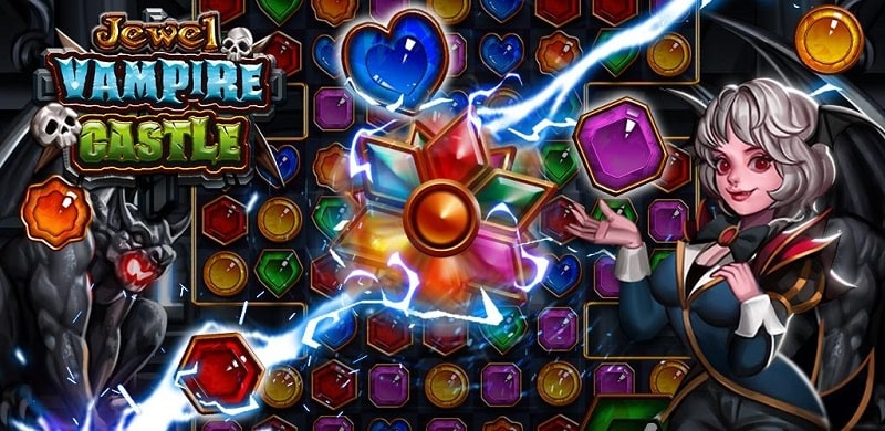 Tải game hack Jewel Vampire Castle MOD APK (Auto thắng) 1.23.1