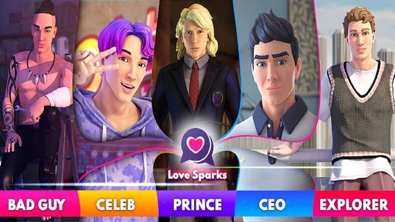 Tải game hack Love Sparks MOD APK (Menu/Vô hạn tiền) 2.25.1