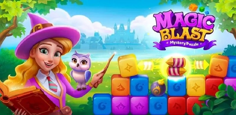 Tải game hack Magic Blast: Mystery Puzzle MOD APK (Vô hạn tiền) 23.1123.00