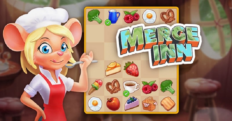 Tải game hack Merge Inn MOD APK (Vô hạn tiền, thể lực) 5.4.2