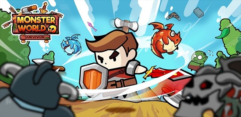 Tải game hack Monster World: Survival.io MOD APK (Menu/Bất tử/Sát thương cao/Vô hạn tiền) 1.0.21.01.01