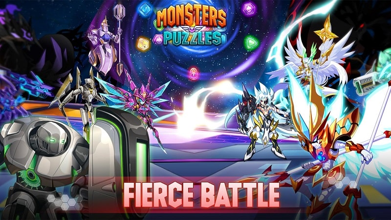 Tải game hack Monsters & Puzzles: God Battle MOD APK (Menu/Bất tử) 1.48