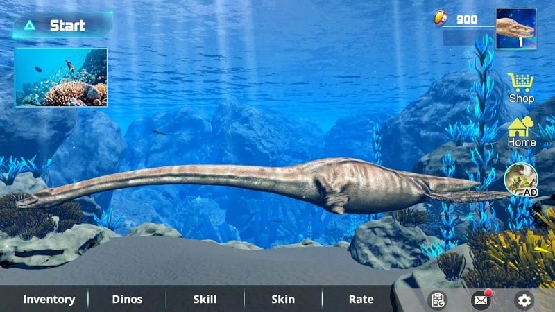 Tải game hack Plesiosaurus Simulator MOD APK (Menu/Vô hạn tiền/Mana) 1.1.7