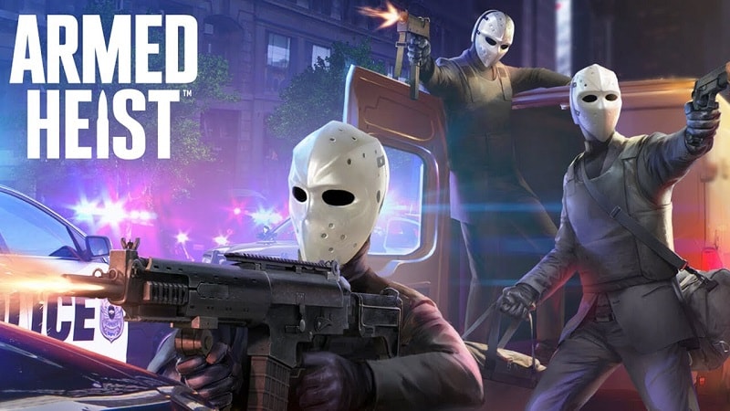 Tải game hack Armed Heist MOD APK (Bất tử/Không giật) 3.0.0