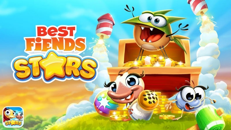 Tải game hack Best Fiends Stars MOD APK (Vô hạn tiền, trái tim) 3.2.9