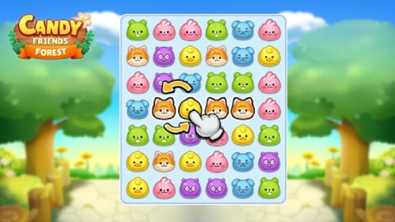 Tải game hack Candy Friends Forest MOD APK (Vô hạn búa, rocket) 1.3.2