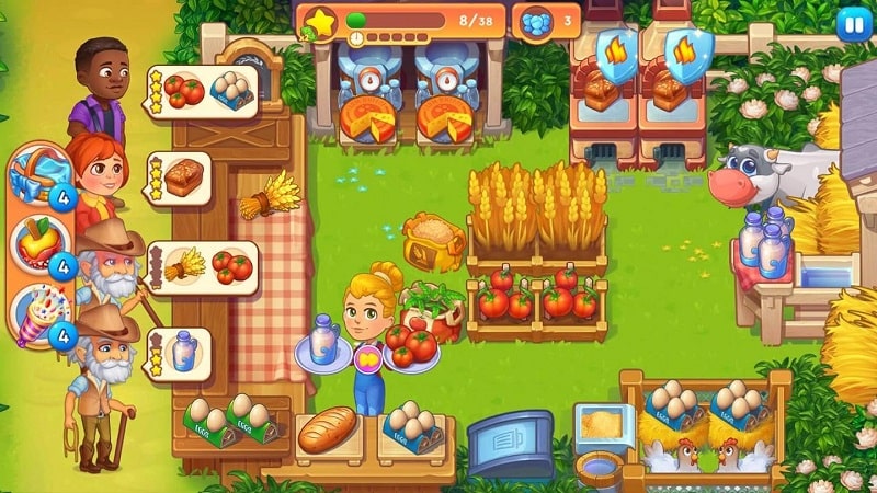 Tải game hack Cooking Farm MOD APK (Vô hạn tiền) 0.34.1.1