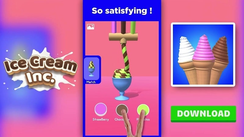 Tải game hack Ice Cream Inc. MOD APK (Tăng thưởng xu) 1.1.7