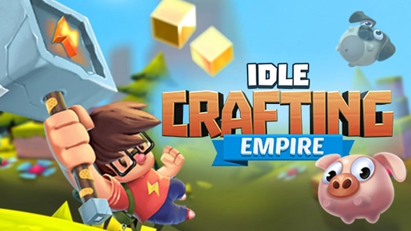 Tải game hack Idle Crafting Empire Tycoon MOD APK (Tăng cấp độ uy tín) 0.9.63