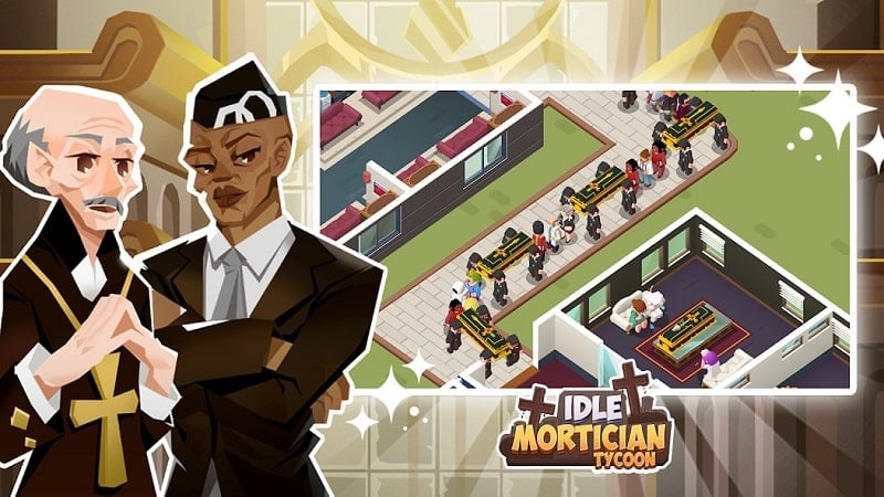 Tải game hack Idle Mortician Tycoon MOD APK (Vô hạn tiền) 1.0.53