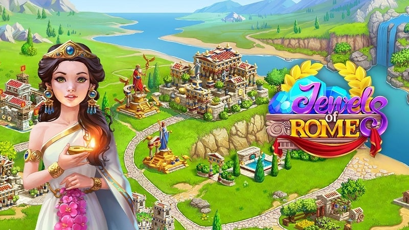 Tải game hack Jewels of Rome MOD APK (Vô hạn tiền) 1.54.5400