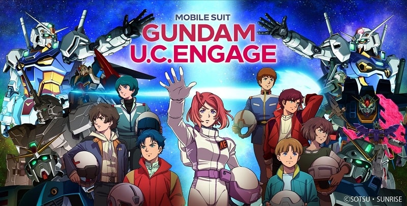 Tải game hack MOBILE SUIT GUNDAM U.C. ENGAGE MOD APK (Menu/Bất tử/Hệ số sát thương/Phòng thủ) 1.0.5