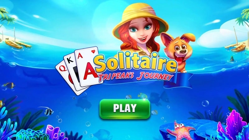 Tải game hack Solitaire TriPeaks Journey MOD APK (Vô hạn tiền, mở khóa cấp độ) 1.12810.0