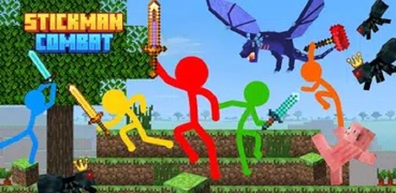 Tải game hack Stickman Combat: Craft War MOD APK (Bất tử) 1.0.8