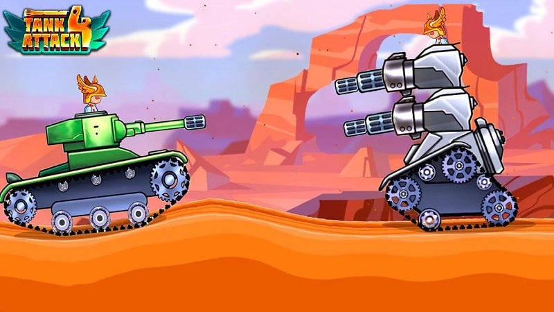 Tải game hack Tank Attack 4 MOD APK (Vô hiệu kẻ địch) 1.2.8