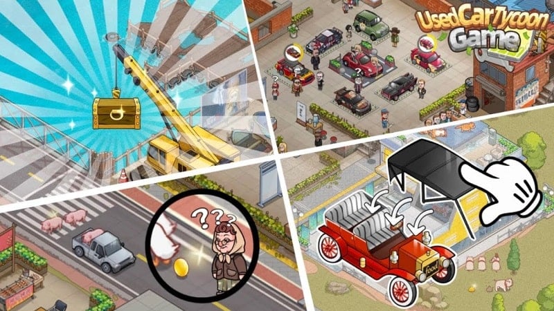 Tải game hack Used Car Tycoon Game MOD APK (Vô hạn tiền, mở khóa) 23.6.2